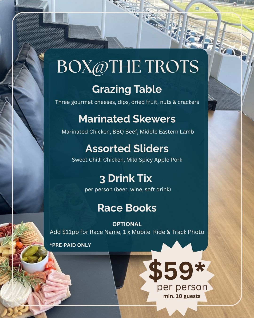 BOX AT THE TROTS 1